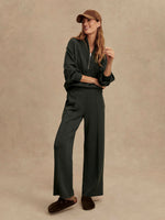Varley The Wide Leg Pant 30" - Olive Green