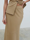 Pretty Lavish maxi skirt -camel beige