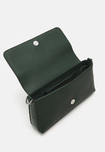 Calvin Klein small leather bag crocodile texture - green