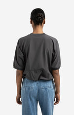 YAYA Short sleeve top with balloon hem