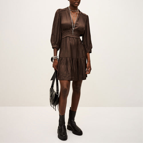 Ba&sh Cyrilia Ruffle Mini Dress