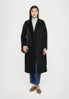 Weekend Max Mara Classic Belted Black Coat - RESINA
