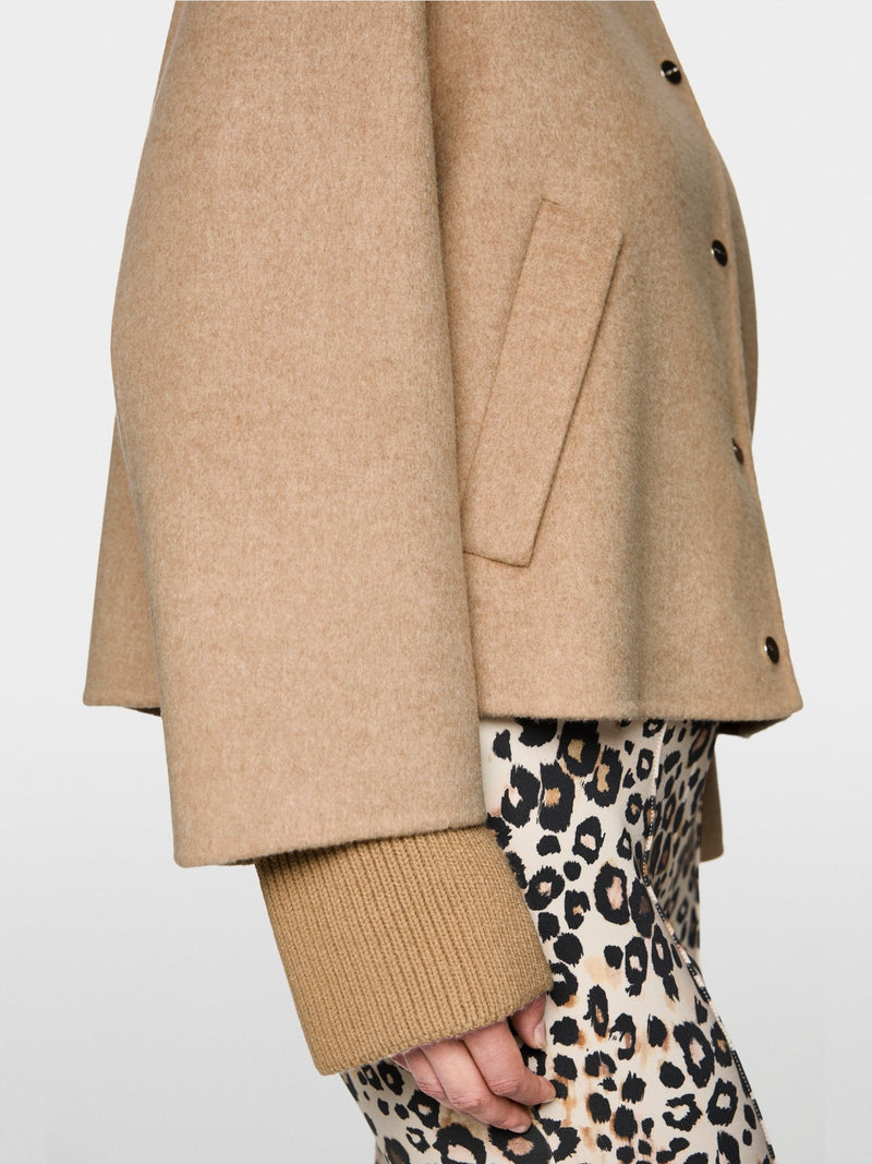 Marc Cain wool jacket with cuffed sleeves