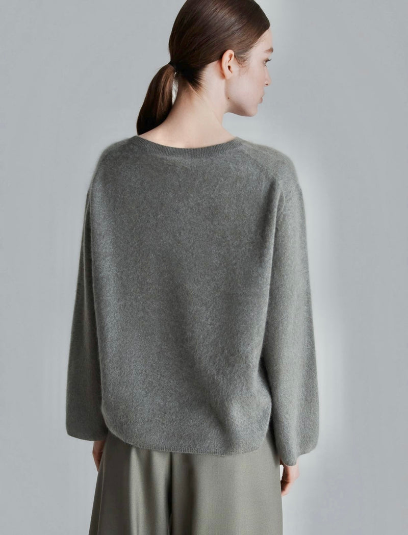 Marella wool and cashemere grey sweater - NANTI