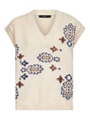 Weekend MaxMara v-neck sleeveless sweater