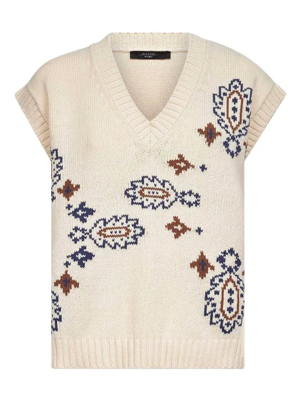 Weekend MaxMara v-neck sleeveless sweater