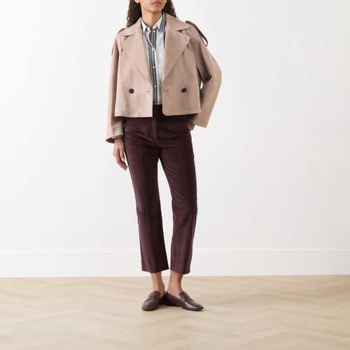Weekend MaxMara straight leg corduroy trousers - MARRUCA