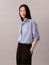 Calvin Klein Cotton Poplin Striped Shirt
