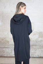 No2Moro Aphrodite Lightweight Duster Coat - Black
