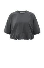 YAYA Short sleeve top with balloon hem