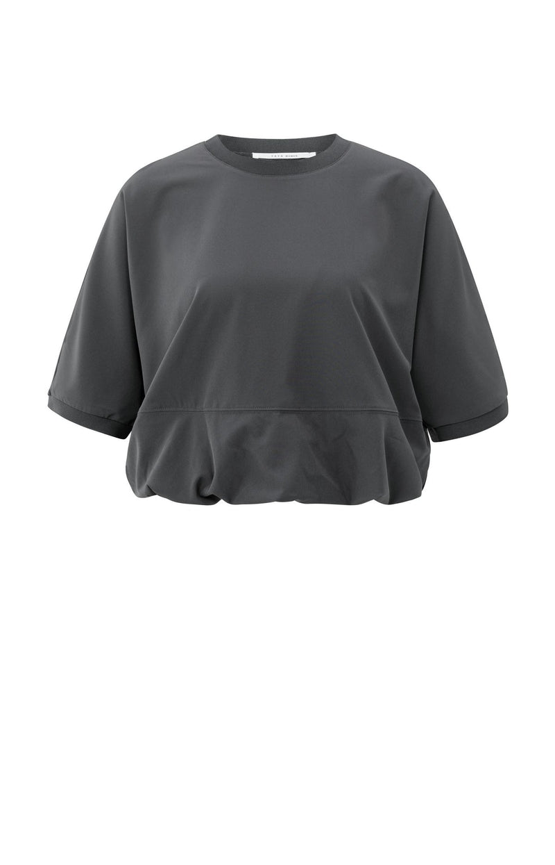 YAYA Short sleeve top with balloon hem
