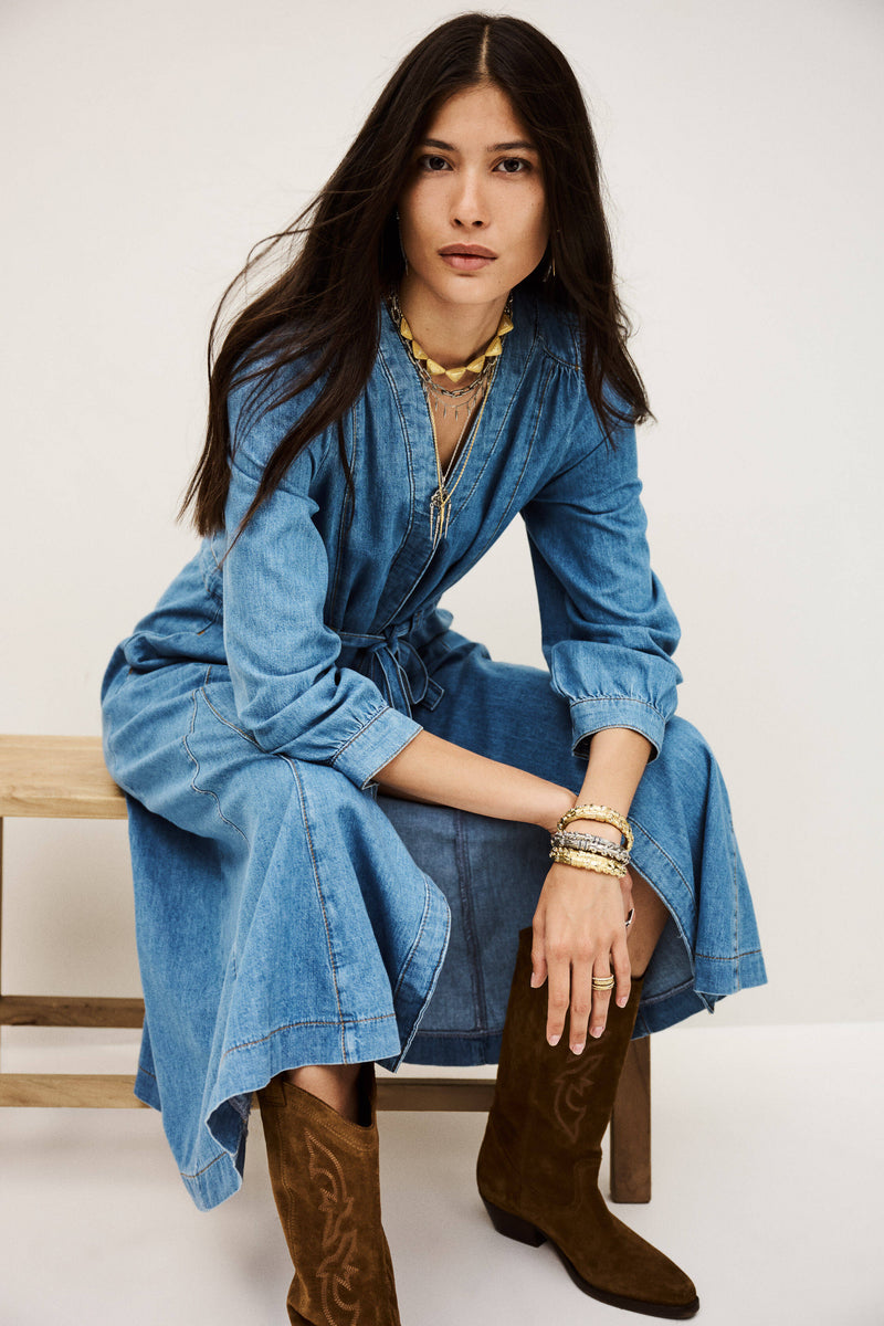 Ba&sh Lia denim dress