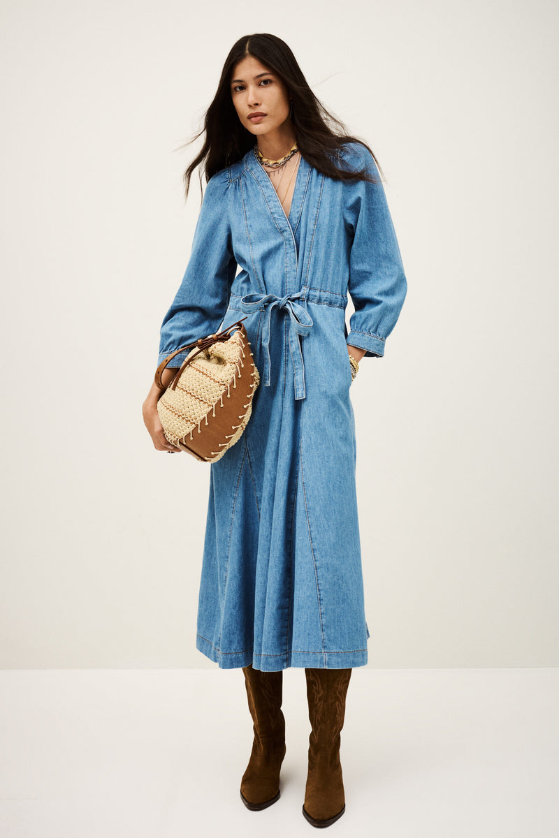 Ba&sh Lia denim dress