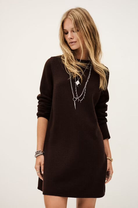 Ba&sh Robe Atess Dress - Brown