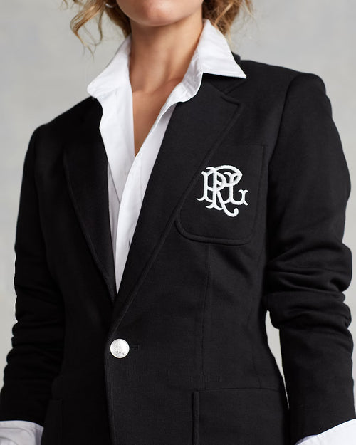 Polo Ralph Lauren knit black blazer