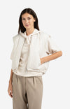 YAYA Reversible padded bodywarmer with zip closure