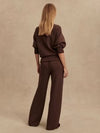Varley The Wide Leg Pant 30 - Brown