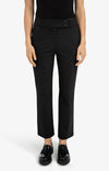 Yaya Trousers with Modern Waistband - Black