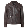 Weekend MaxMara Berbice brown Leather Jacket