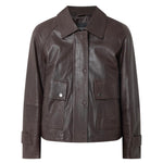 Weekend MaxMara Berbice brown Leather Jacket