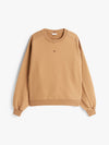 Tommy Hilfiger Brown Terry Flag Sweatshirt