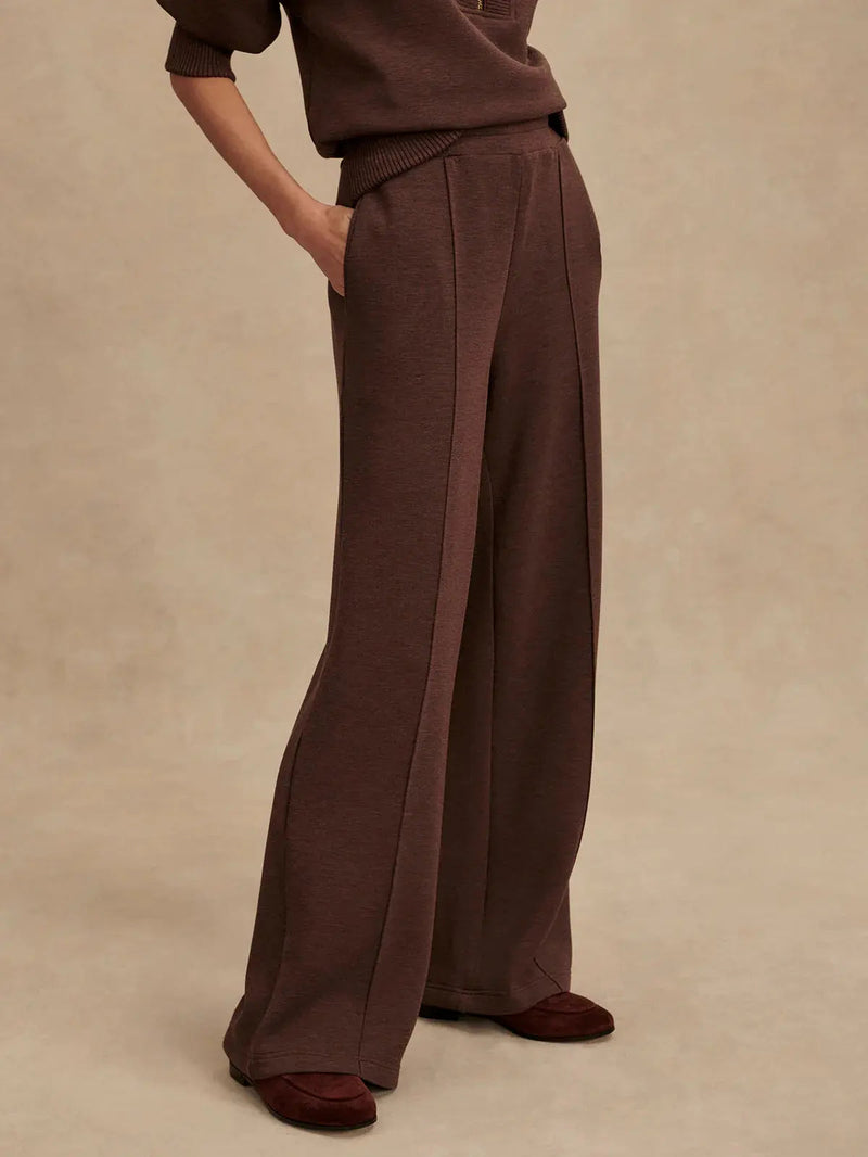 Varley The Wide Leg Pant 30 - Brown