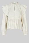 Second Female Terra Frill Blouse - Cream