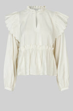 Second Female Terra Frill Blouse - Cream