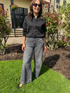 Tommy Hilfiger 70s Wide-Leg High-Rise Jeans - Grey