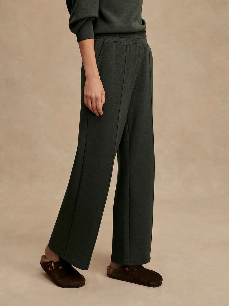 Varley The Wide Leg Pant 30" - Olive Green