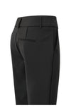 Yaya Trousers with Modern Waistband - Black