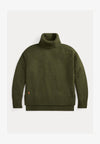 Ralph Lauren Wool Cashmere Roll Neck Jumper - Spruce Heather