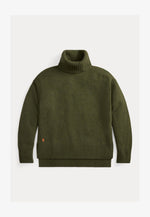 Ralph Lauren Wool Cashmere Roll Neck Jumper - Spruce Heather