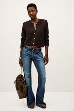 Ba&sh Gaspard Cardigan - Chocolat