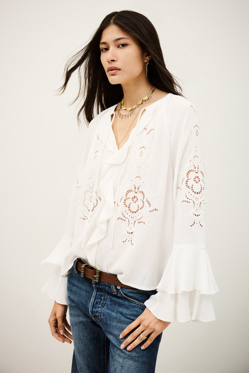 Ba&sh Omar Blouse - ECRU WHITE
