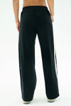 Splits 59 Luca Air weight Trouser With Stripe - Black/White