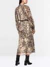 Marc Cain leopard print maxi dress with belt