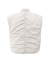 YAYA Reversible padded bodywarmer with zip closure