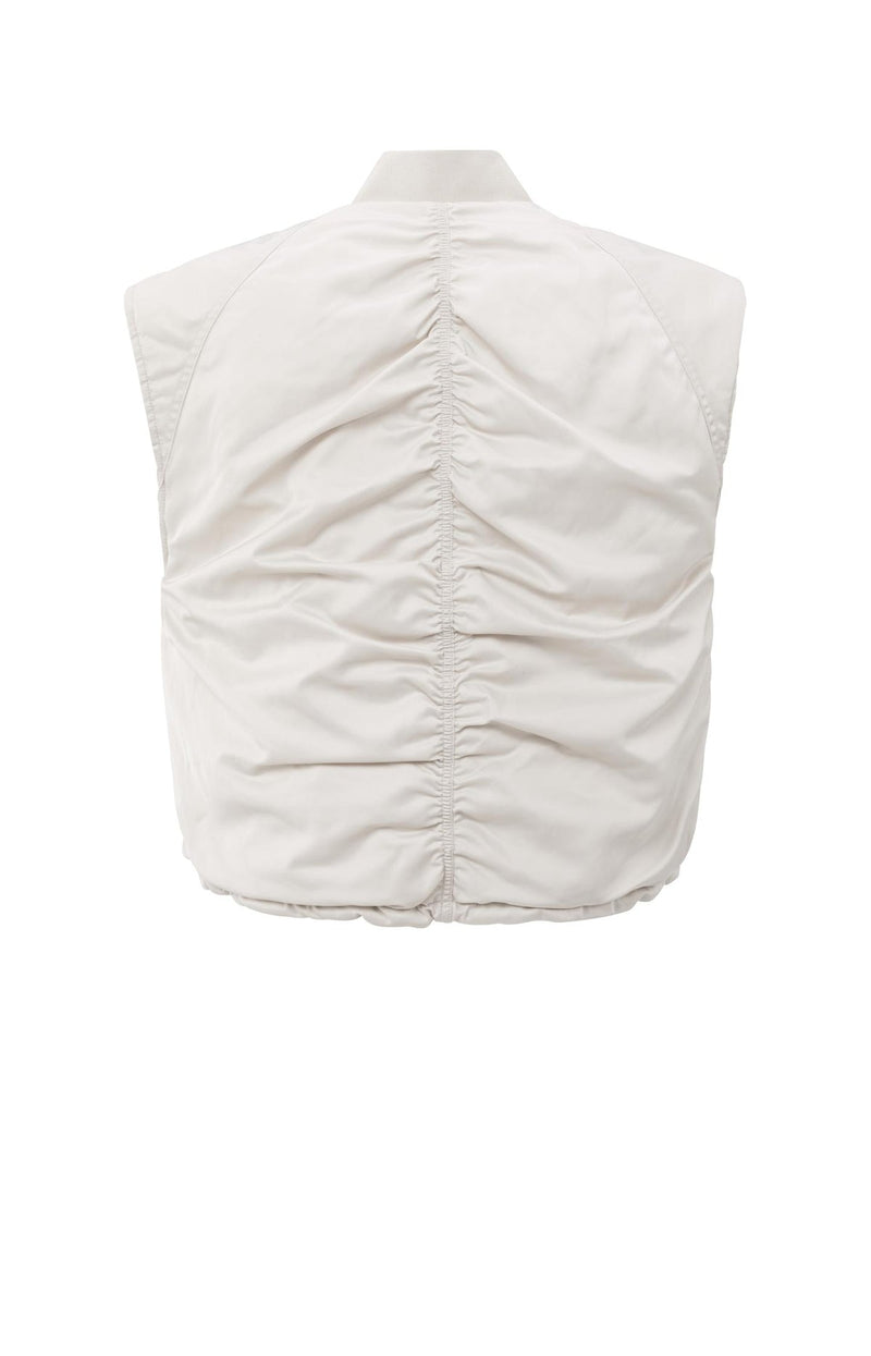 YAYA Reversible padded bodywarmer with zip closure