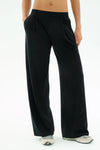 Splits 59 Luca Air weight Trouser With Stripe - Black/White