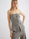 Marella Fatuo button up top - Light Grey