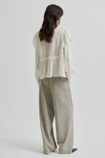 Second Female Terra Frill Blouse - Cream