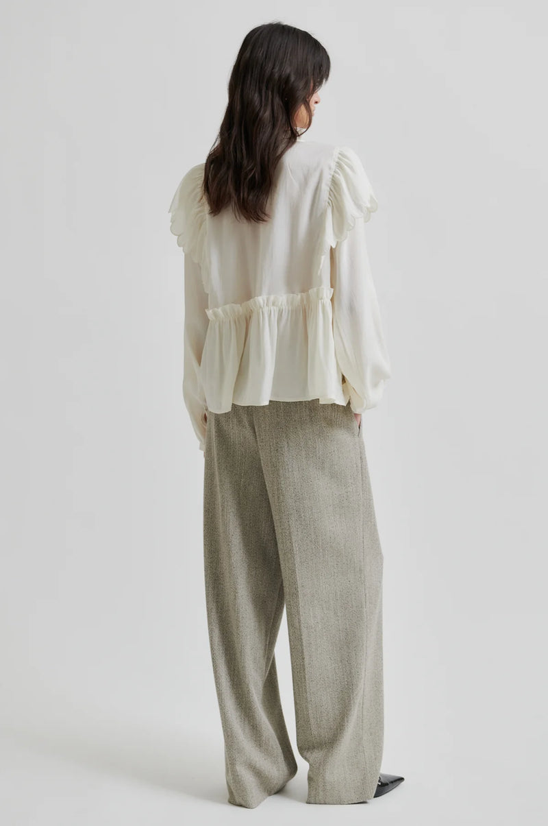 Second Female Terra Frill Blouse - Cream