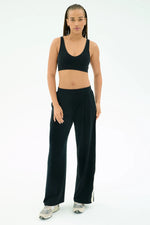 Splits 59 Luca Air weight Trouser With Stripe - Black/White