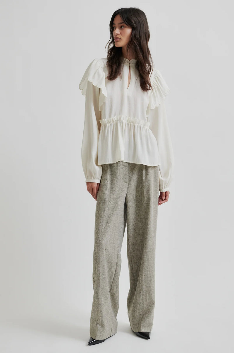 Second Female Terra Frill Blouse - Cream