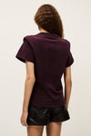 Ba&sh Pio tshirt - Bordeaux