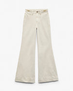 Rag & Bone Skylar High Rise Trouser Jean - Cream