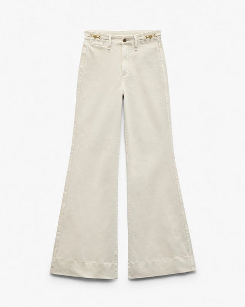 Rag & Bone Skylar High Rise Trouser Jean - Cream