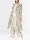 Marc Cain Fitted coat in alpaca wool blend