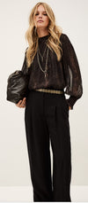 Ba&sh Shamy high neck blouse